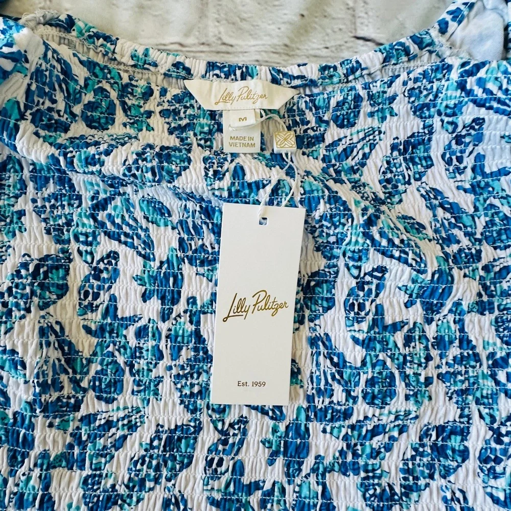 NWT Lilly Pulitzer Jilly Smocked Dress - Picture 3 of 7